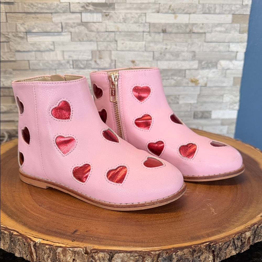 Janie&Jack heart boots